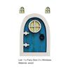 Safe Fairy Tale Door Glow In Night Miniature DIY Decoration