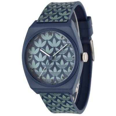 Original Watch PROJECT TWO GRFX Project Two Graphic Blue Dial Resin Windshield Quartz 5 ATM Water Resistant 36MM China Watch AOST23053 [Adidas Swatch]