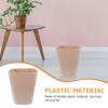 Square Garbage Can 10L Smooth Finish Easy Clean for Home Office Desk Bedroom Trash Bin Plastic Waste Container