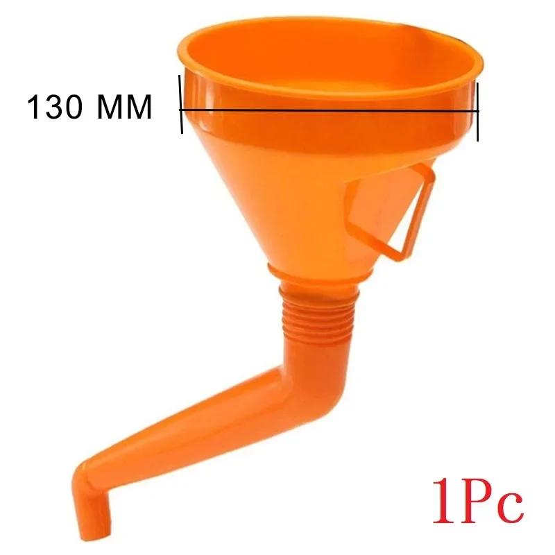 2pcs Car Refueling Funnel Gasoline Foldable Engine Oil Funnel Tool Plastic Funnel Car Motorcycle Refueling Tool Auto Accessories