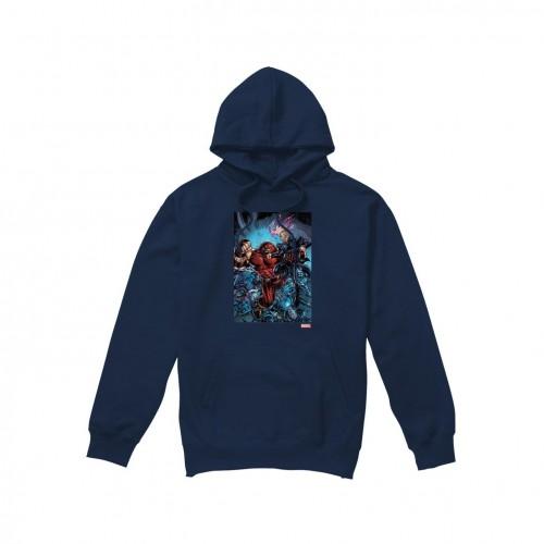 Marvel Mens X-Men Destroy Juggernaut Hoodie