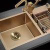 European Style Steel Sink Drain Bathroom Kitchens Corrosion Resistant Retro Designs Easy Installation for Household