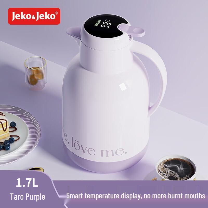 JEKO&JEKO 1.7L Digital Display Thermal Carafe