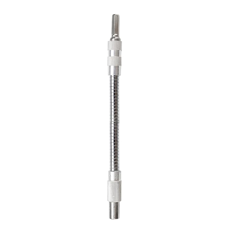

LOYELEY Metal Hex Shank Flexible Shaft Extension Bit 30cm Flexible Shaft Flexible Bit Drill Extension Metal Drill Bit Extension Bendable Universal
