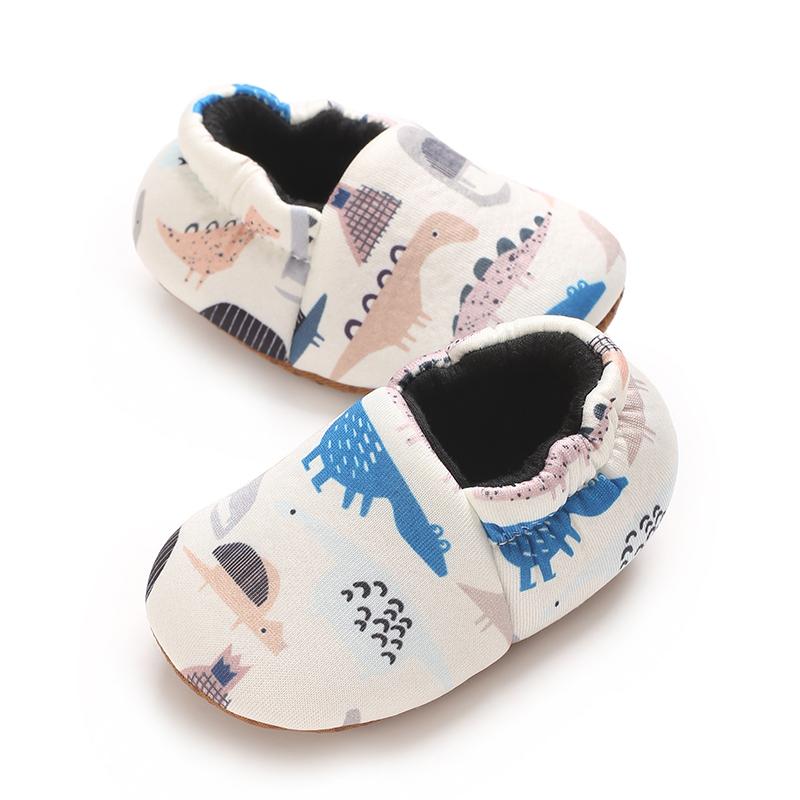 Cartoon Cute Sock Shoes 0-18M Doll Soft Bottom Children's Floor Sports Shoes BeBe Children's Walking Shoes