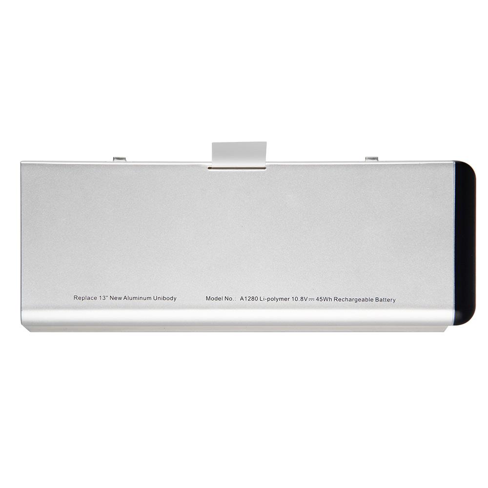 Erstatningsbatteri for MacBook 13 A1278 2008 MB467 MB771 MB466 A1280 Laptop-batteri 45Wh