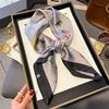 Silk scarf women's neck new scarf with coat 70 small square scarf scarf mother high-end scarf