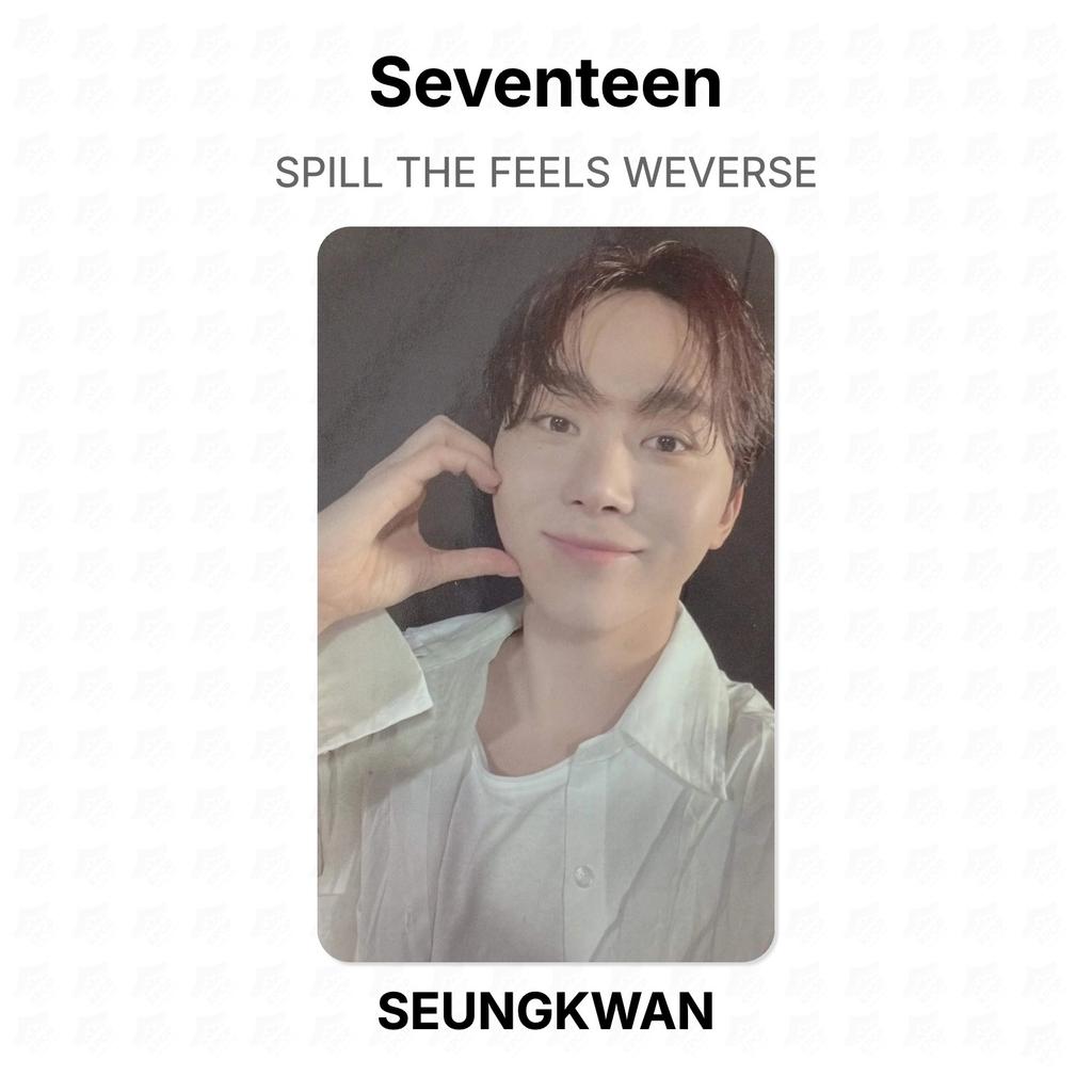 Seventeen SPILL THE FEELS WEVERSE Official Photocard