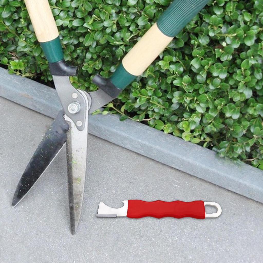 Pruner Sharpener Sharpening File For Scissors Screwdriver Bottle Opening Tool For Home Outdoor Camping Party Garage Garden
