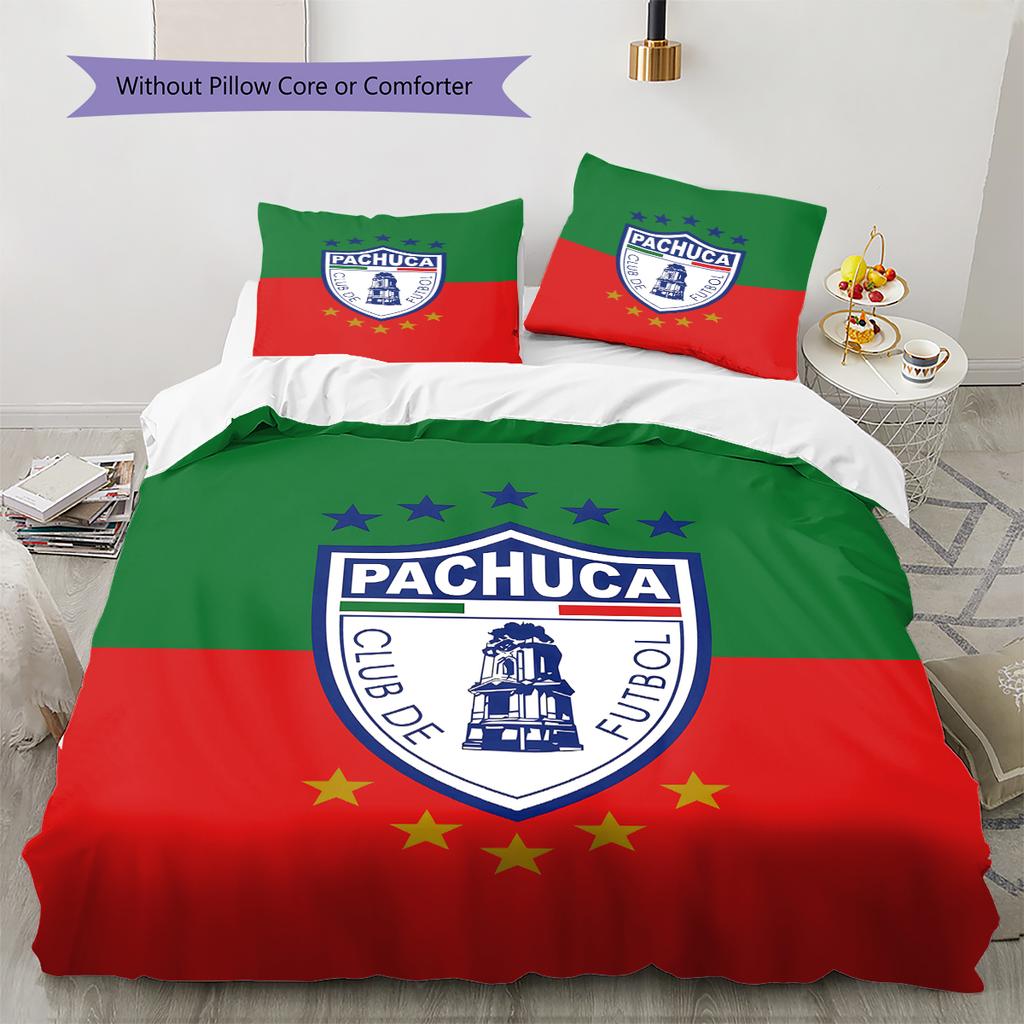 C.F. Pachuca Pattern Bedding,Quilt Set Quilt Cover Pillowcase Home Birthday Gift (1 * duvet cover + 2 * pillowcase, without core)