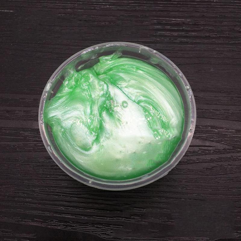 Färg Pearl Slime Puff Lim Gum Kristall Slime Fluffy Lizun Mud Slime Kitty Mjuk Lera Plasticine Leksak Antistress För
