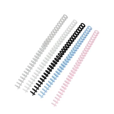 5Pcs 12mm Plastic Binding Comb 30 Rings Binding Coil 30-Rings Binder Spine for Refillable Journal Planner Notebook