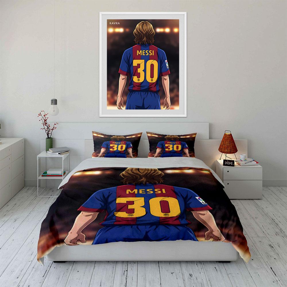 Soccer player jersey design. Bedding sets Duvet cover sets Duvet covers Pillowcases(1* Duvet Cover 2* Pillowcases without duvet insert)