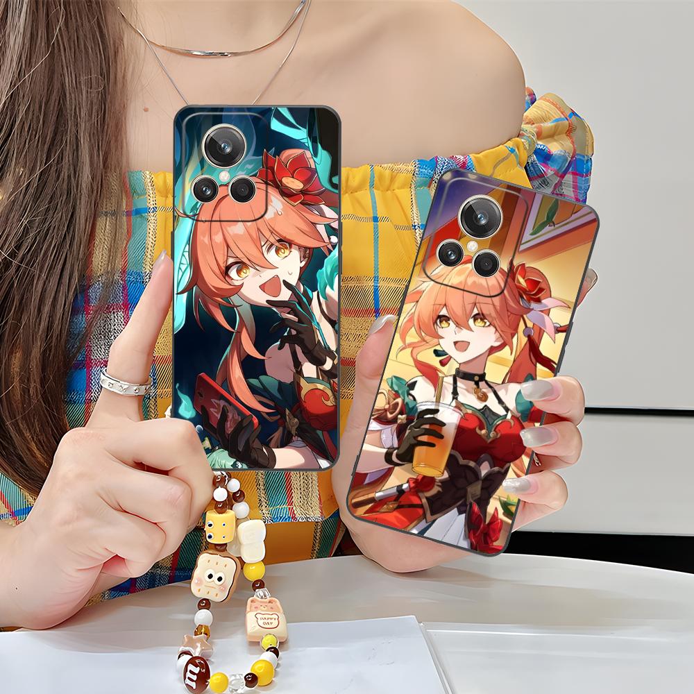 HSR Guinaifen Matte TPU Mobile Phone Case for Realme GT 8 Neo Pro C75 73 71 C67 65 C55 53 C35 31 C20 15 Colorful Cover