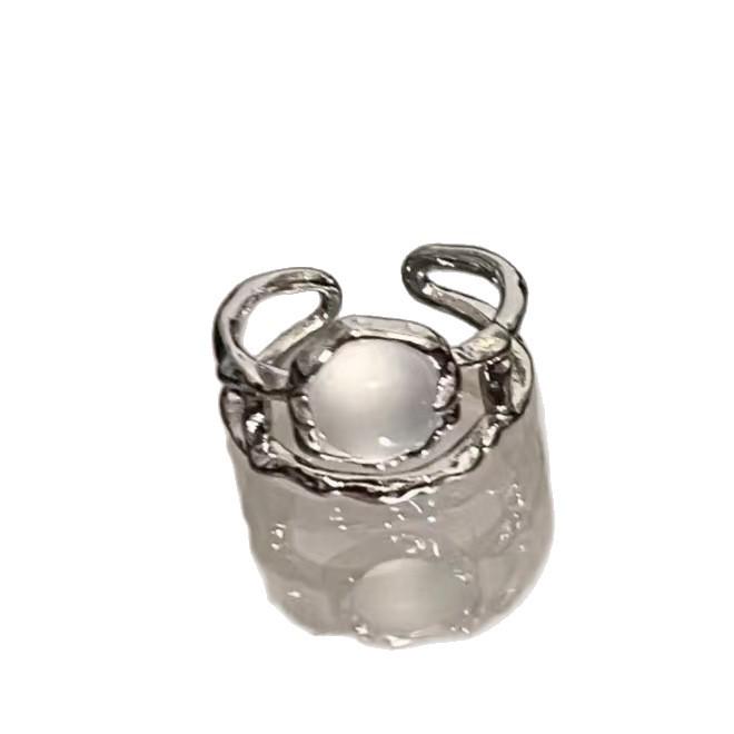 Moonstone Influencer Style Ring - Versatile, Luxurious, and Ideal for Index Finger
