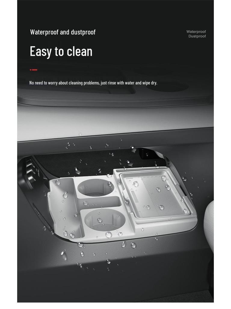 XPeng G7 Center Console Silicone Storage Box: Fits 25 Models, Ideal for Glasses & Accessories