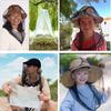 [Bookwarm] Insect Repellent Net Hat Gardening Hat, Farm Work Insect