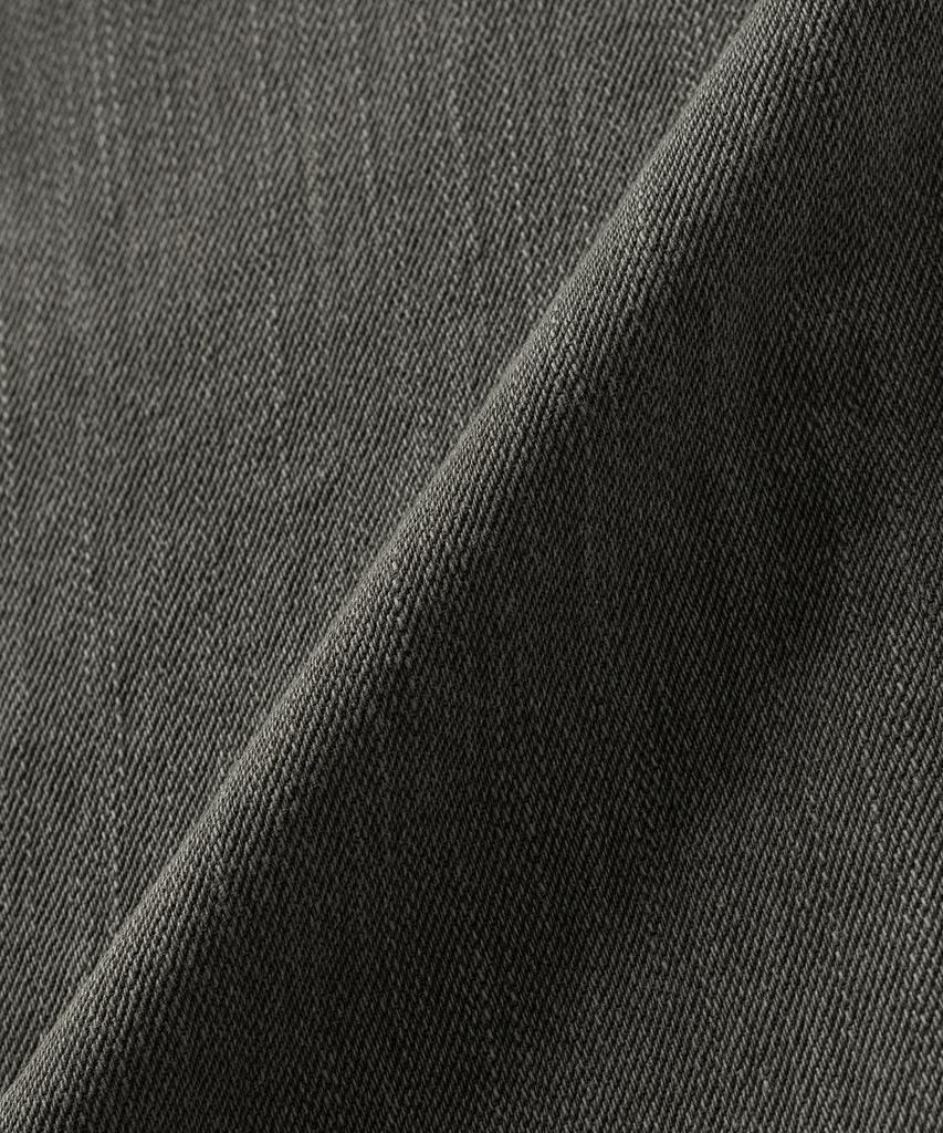 Non Blank Garment-Dyed Curved Denim Pants_Khaki