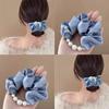 Elegant Pearls Large Scrunchie Hair Band For Women Sweet Hair Ornament Elastics Ponytail Holders Hair Tie Hair Accessories