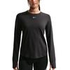 Dri-Fit One Classic Lightweight Breathable Sweat-Wicking Loose Long Sleeve Quick-Dry T-Shirt Women Tops FN2802-013