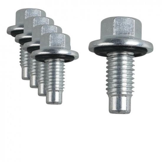 10 x 11519933 Oil Drain Plug W/Gasket M12-1.75, Head Size 15mm .Length: 25mm