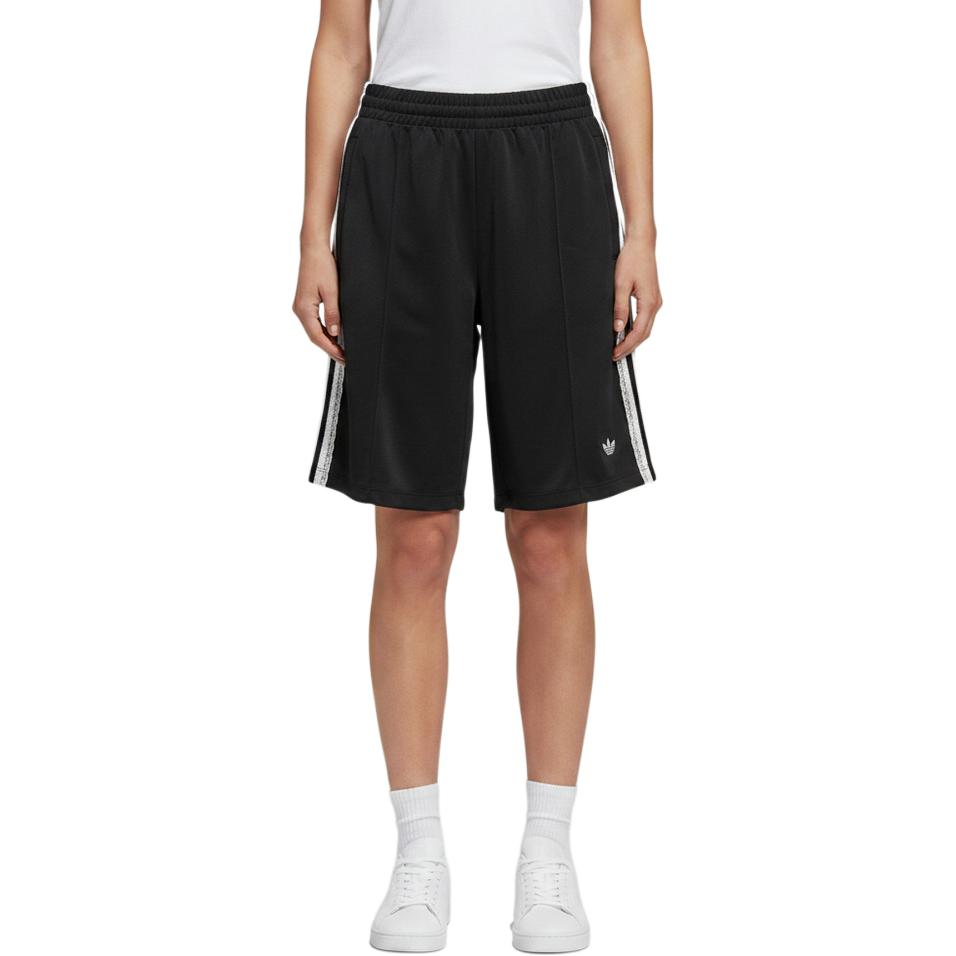 Adidas Originals Mid-Rise Striped Comfortable Casual Shorts Women shorts KU4754 M