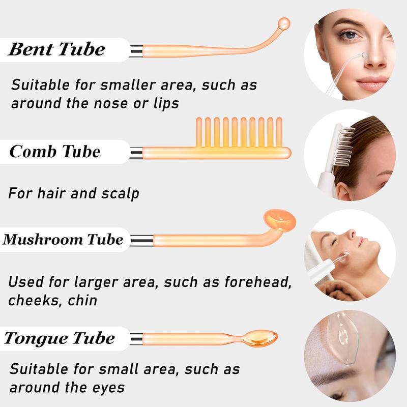 16 Types High Frequency Replacement Electrodes Glass Tube Facial Electrotherapy Wand Acne Spot Remover Beauty Device