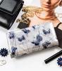 Elegant women's wallet made of natural leather with a magnetic and zipper closure - Peterson
