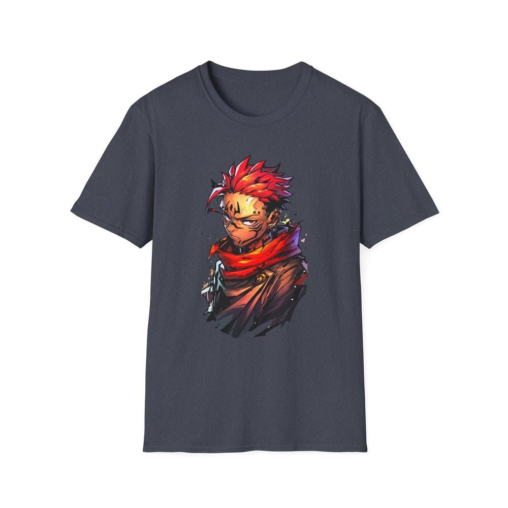 Anime Soft TShirt Jjk Sukuna Art Work 2 Unisex Jl Anime Front Printed Tee
