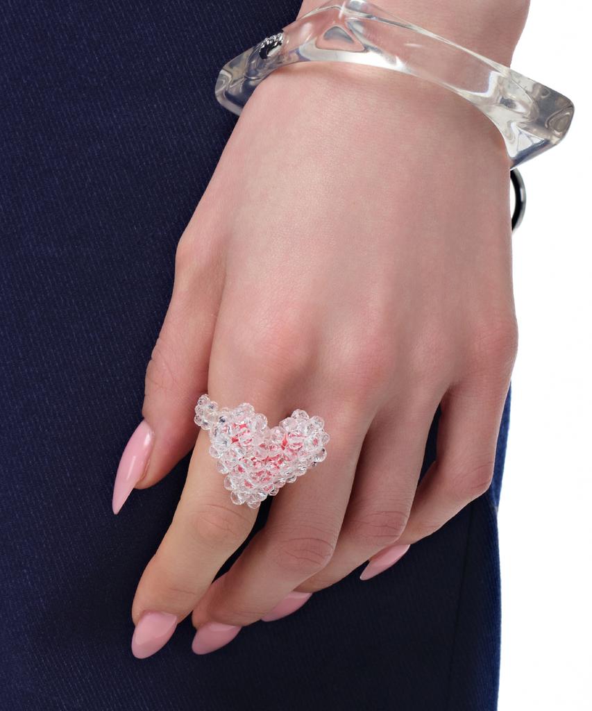 Eireve Jelly Heart Ring (Red)