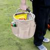 Portable Outdoor Picnic and Beach Basket – Foldable, Multi-Purpose Storage Bag for Bathroom or Mother and Baby Needs.