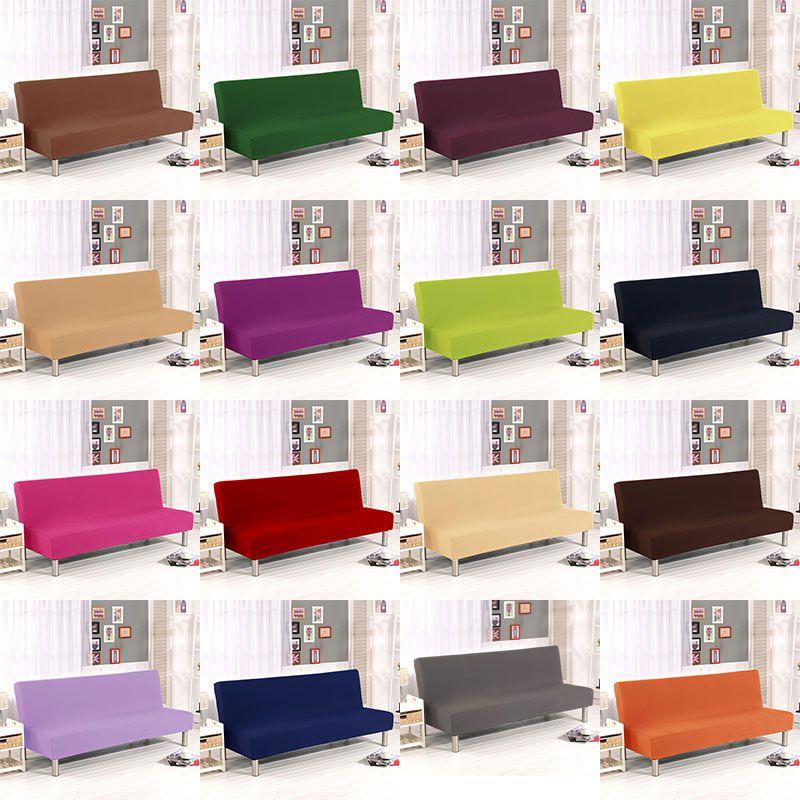Luxurious Solid Sofa Bed Cover With Elastic Fabric For Ultimate Comfort And Protection