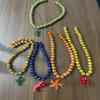 10pcs/lot 11.5mm Retro Pumpkin Ceramic Beads Loose Spaced Striped Beads For Handmade Bracelet Making DIY Exquisite Necklace Gift