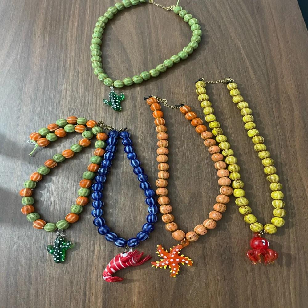 10pcs/lot 11.5mm Retro Pumpkin Ceramic Beads Loose Spaced Striped Beads For Handmade Bracelet Making DIY Exquisite Necklace Gift