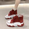 Women's Autumn and Winter New Niche High-top Women's Shoes Platform Casual Versatile Sports Shoes