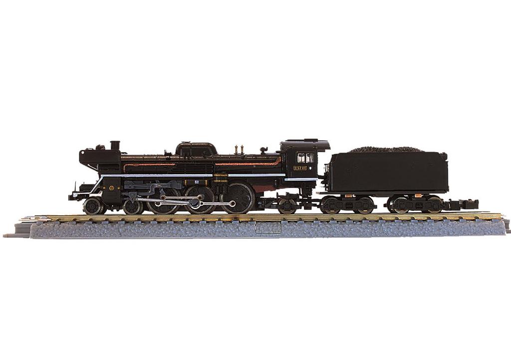 Rokuhan Z Gauge JNR C57 Type Steam Locomotive 111 Type with Gate Deflector T027-2 No.