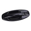 Outside Door Handle Black Comfortable Grip Abrasion Resistant Exterior Door Handle for Santa Fe 2001 2006 Rear Left:
