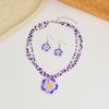 Egg Flower Earrings Necklaces Jewelry Set Bohemia Bohemia Style Jewelry Accessories  Women Girls