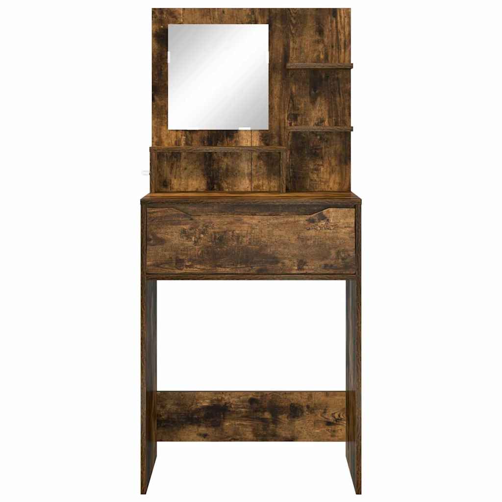 Bedroom Vanity Tables Smoked Oak 80 x 39.6 x 135 cm
