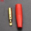 JCD 4pcs New  4mm Plugs Gold Plated Musical Speaker Cable Wire Pin Banana Plug Connectors