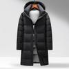 Men's 2025 Knee-Length Windproof Down Jacket: Thick, Warm, and Unisex for Extreme Cold