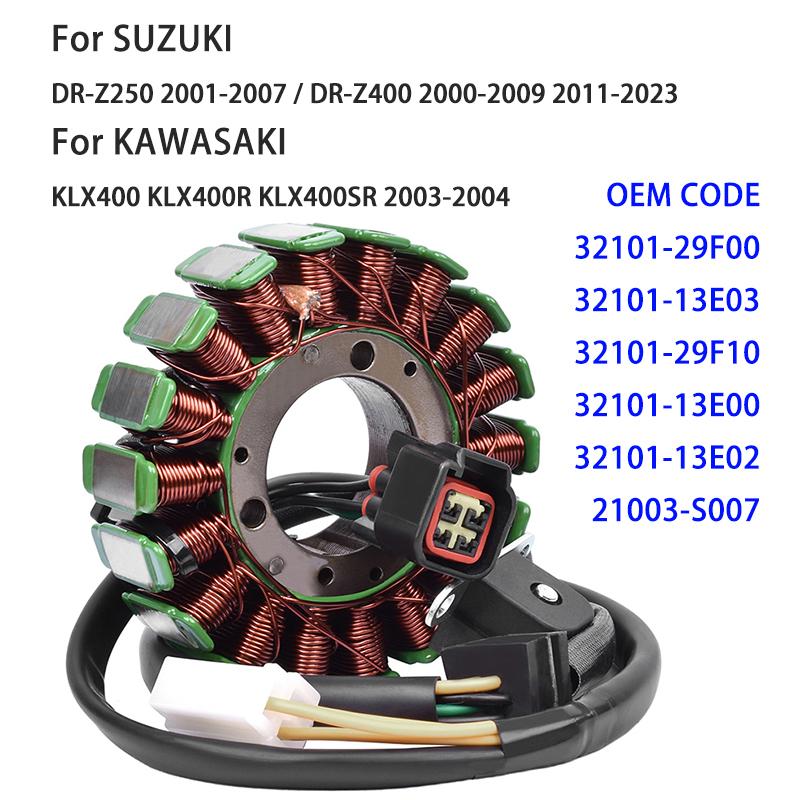 Motorcycle Generator Ignition Stator Coil For SUZUKI DRZ400 DRZ250 For KAWASAKI KLX400 DRZ KLX 400 250 E/S/SM/R/SR 32101-13E00