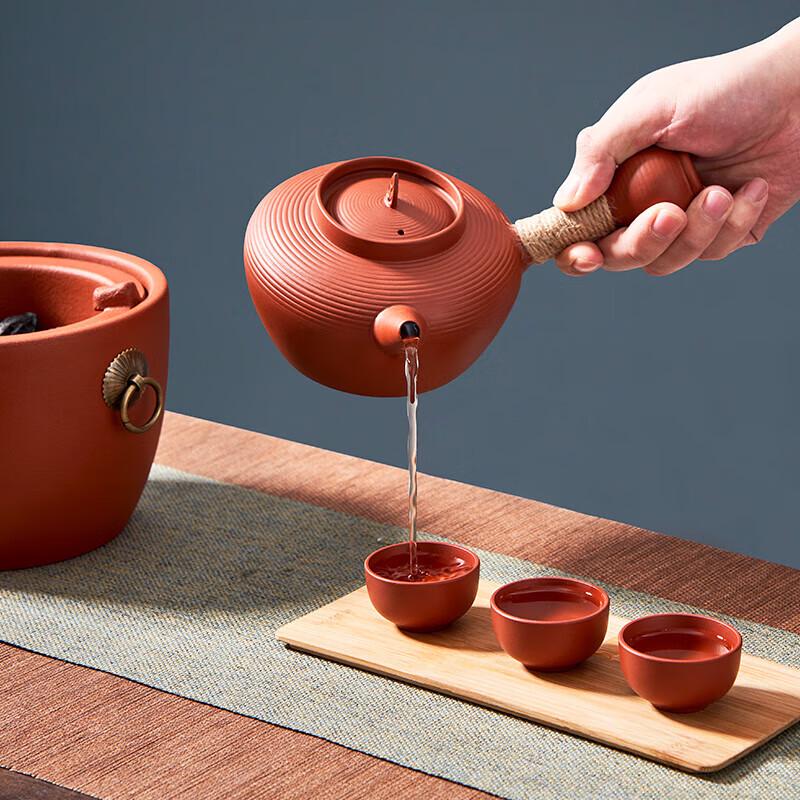 Suncojia Red Clay Tea Ceremony Stove & Charcoal Grill