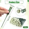 Floral Water Tubes 6 Inch(150 Pcs) With Rubber Caps- Perfect For Flower Arrangement Projects