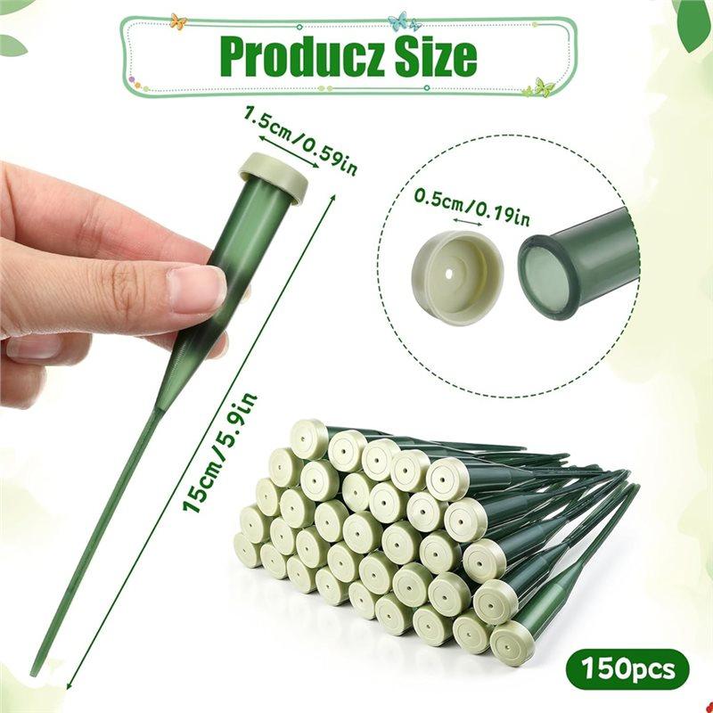 Floral Water Tubes 6 Inch(150 Pcs) With Rubber Caps- Perfect For Flower Arrangement Projects