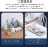 BEYOURCHOI Dish Drainer Drainer Basket Dish Drainer Drainer Tray Drainer Tray Mug Pallet Rack Dish Drying Antibacterial Odorless Easy to Wash Drying