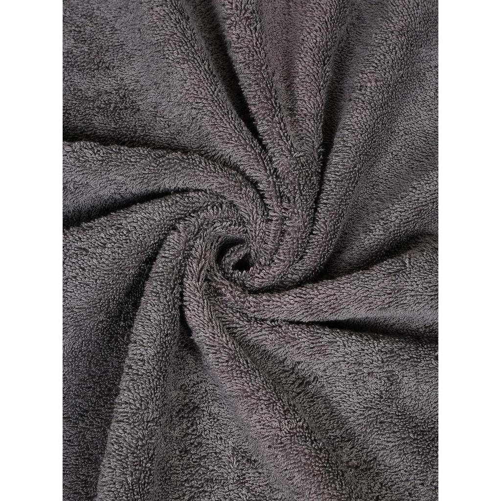 Cotton Bath Towel | 500 GSM | Fade Resistant | Dark Grey