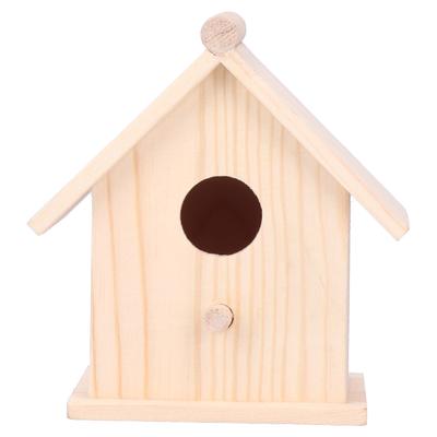 Holz Vogelhaus Innovatives Hängendes Vogelnester Käfig Outdoor Gartendekor Ornament
