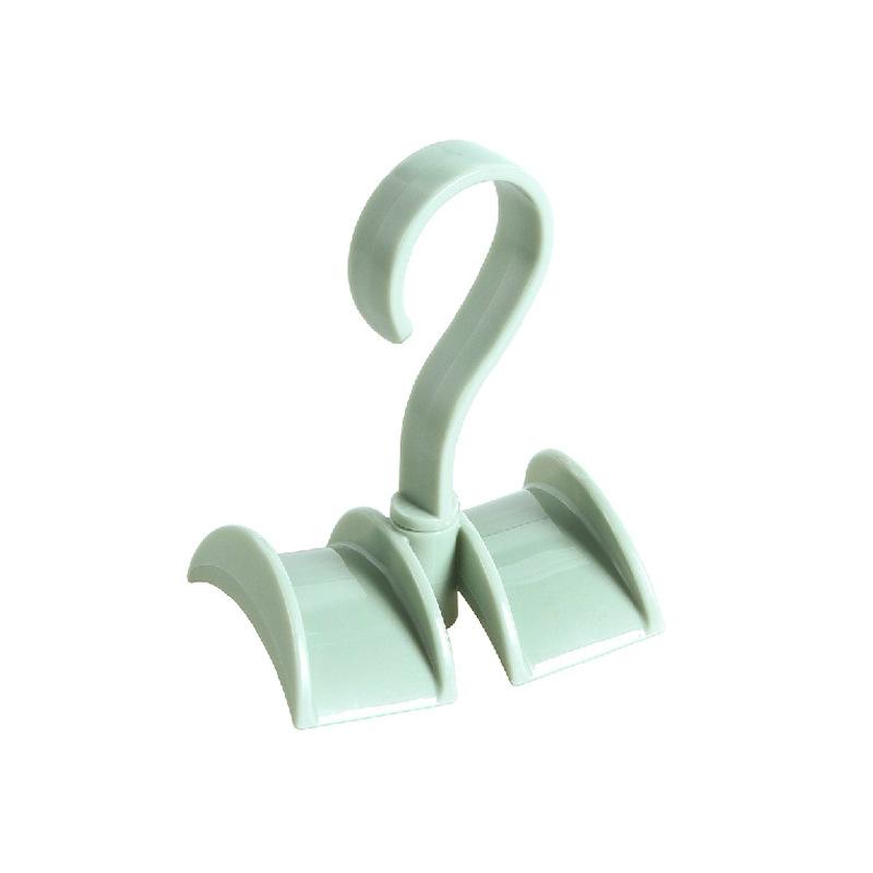 

1pc Creative Rotatable Coat Hanger With 2 Hook, Gender Reveal Party, Perfect For Birthdays, Weddings, Parties, The Perfect Gift For Colleagues зелёный