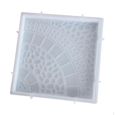 Concrete Brick Model Decorative Square Stepping Stone Paver Floor Tile Form for Walkway, Patio,